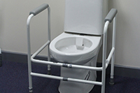 disabled living showroom toilet