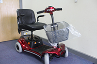 disabled living showroom scooter