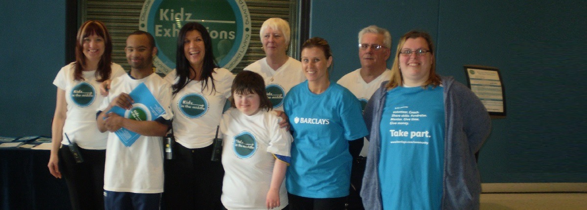 kidz disabled living staff and barclays volunteers
