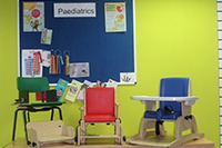 disabled living showroom paediatric