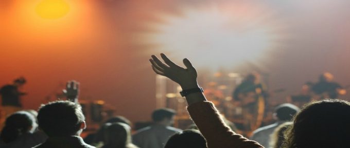 Crowd at festival