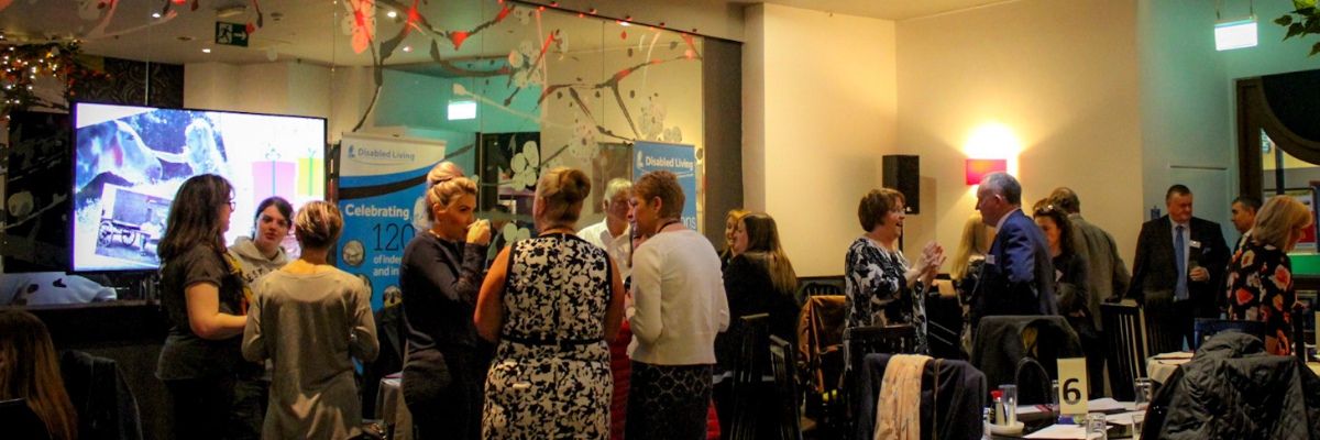 disabled living annual meeting people networking