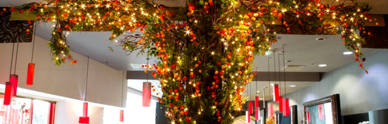 yang sing cathay restaurant interior of tree