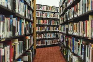 library bookshelf