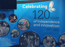 celebrating 120 years of providing services banners