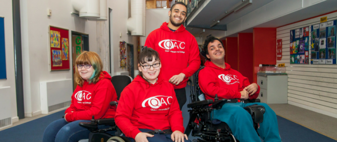 qac young people in red hoodies header