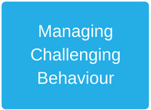 managing challenging behaviours text graphic