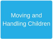 Moving and Handling Children graphic text