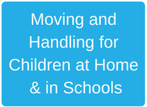 moving and handling for children at home and in school text graphic