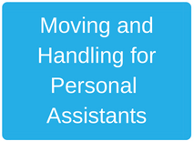 moving and handling for personal assistants text graphic