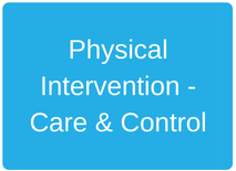physical intervention care and control text graphic