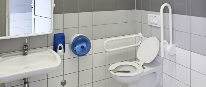 accessible toilet for people with physical disabilities