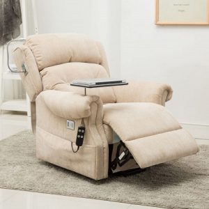 cream recliner chair