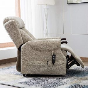 riser recliner chair in cream