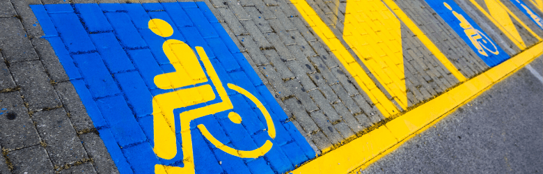 disabled parking bays