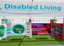 Virtual event site and marquees at the 2020 Disability Awareness Day